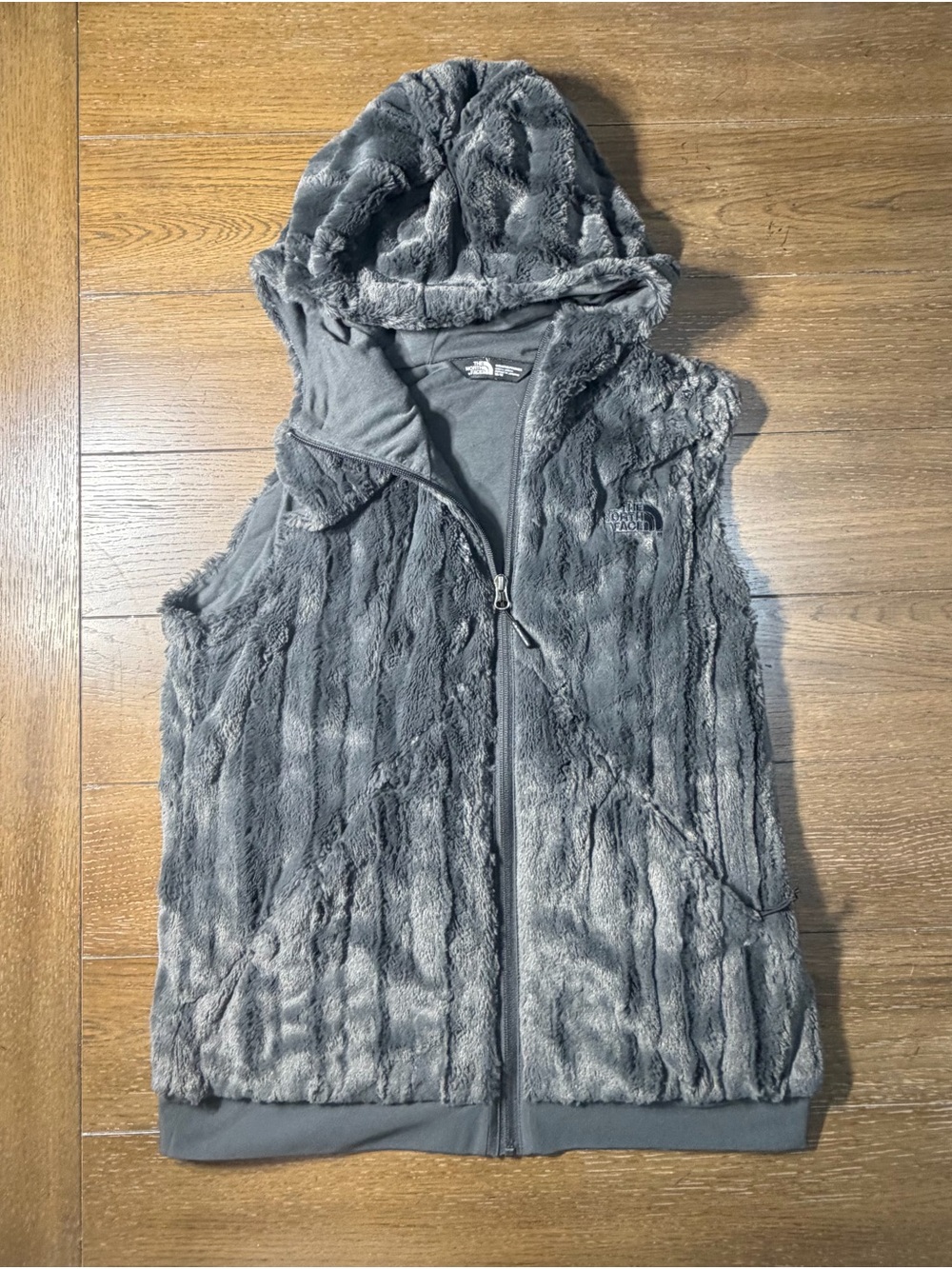 The North Face Womens Furlander Hooded Vest Full Zip Jacket Size Medium Outdoor